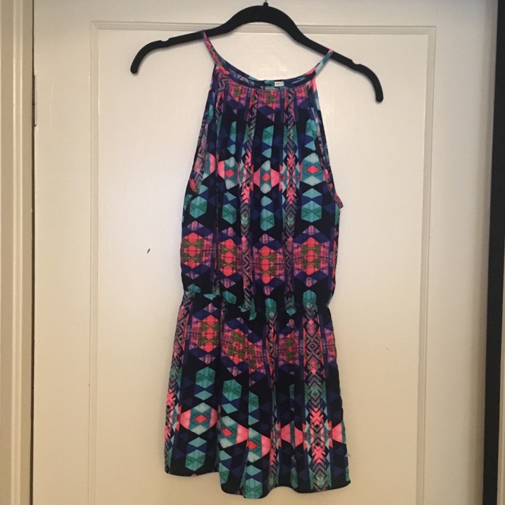 Multicolored romper